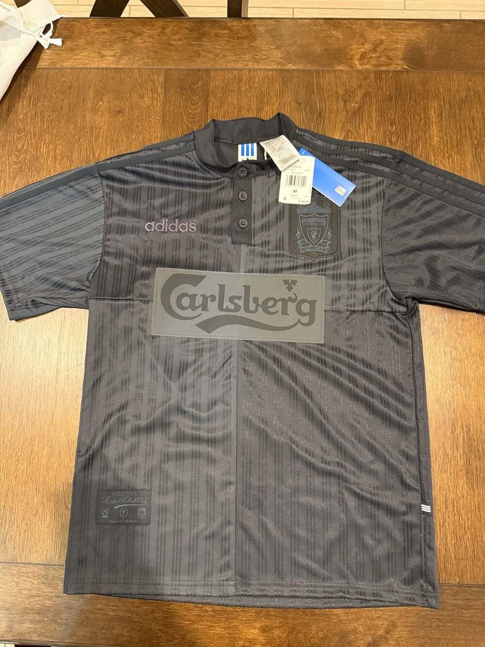 Adidas Liverpool Special Edition 95 Jersey Size M Black Carbon